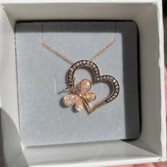 Le vian Chocolate Diamond Strawberry Gold Necklace - Picture 6 of 7